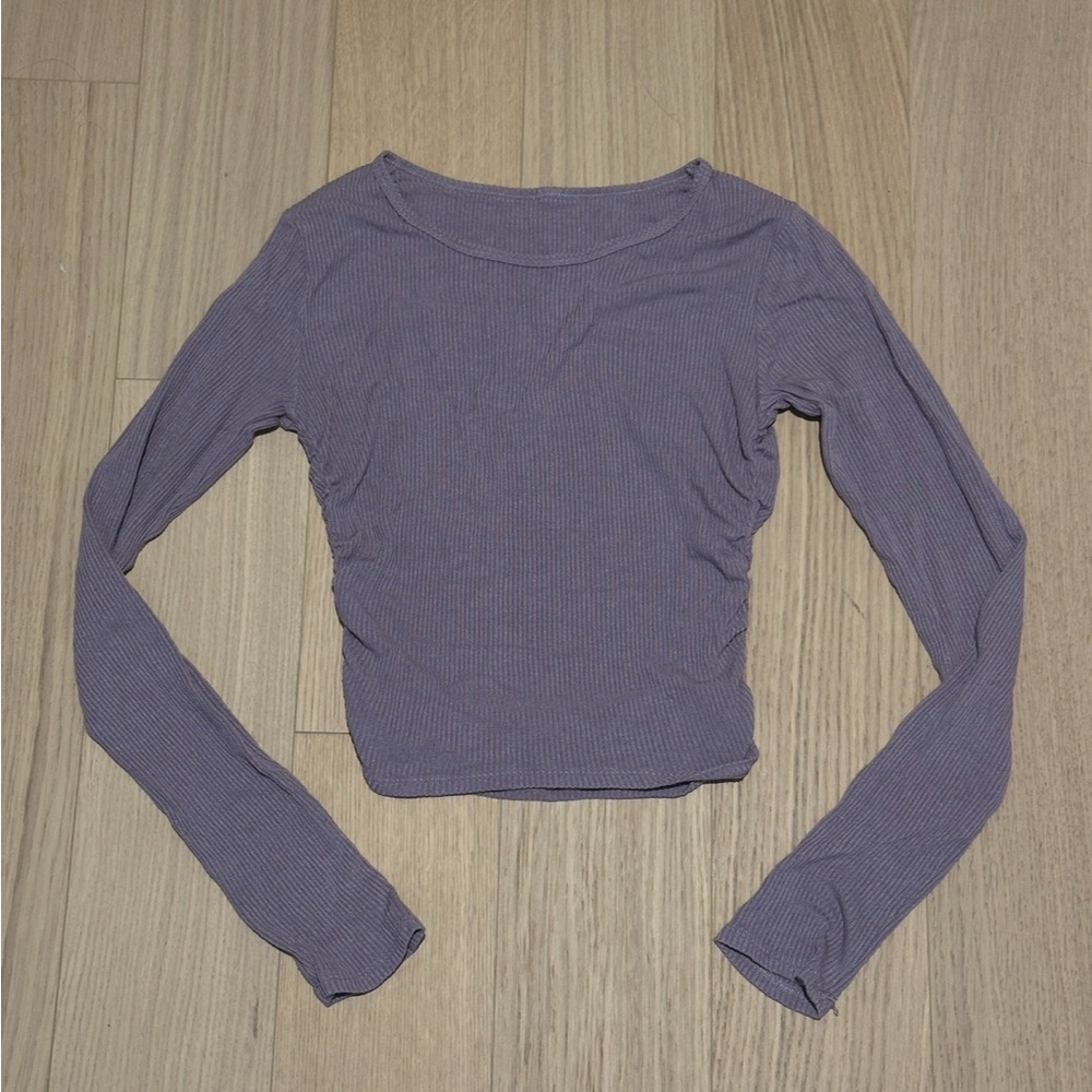 Alo Yoga Waist-gather Long Sleeve Top